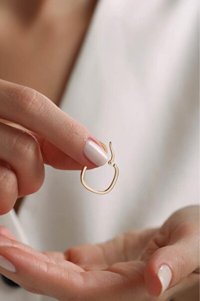 Tufanlar Kuyumculuk 14 Ayar Altın Halka Küpe - Bahar Koleksiyonu