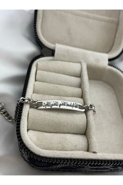 MerveninYaziAtolyesi سوار من الفولاذ المقاوم للصدأ على شكل تعويذة الثروة