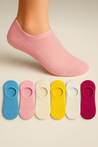 tibo 6 Çift Burun Dikişsiz Kız Çocuk Sneakers Görünmez Çorap