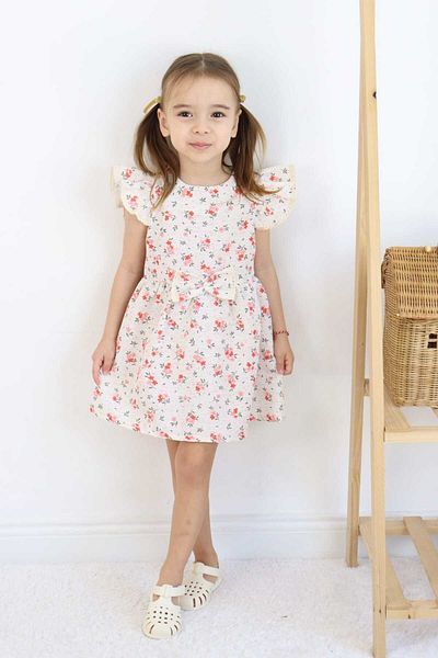 falcomini Girl Child Flower Dress 2/6 Years
