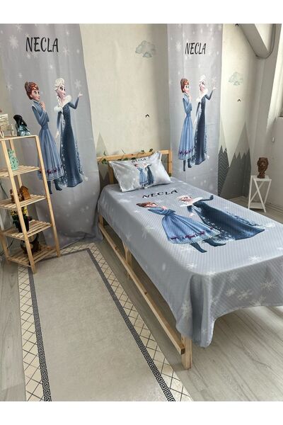 EVSEHOMES Elsa Anna Digital Printing Quilted Pique Set