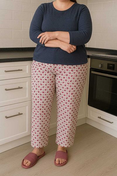 İLİBE PATTERNED MOTHER'S PAJAMAS