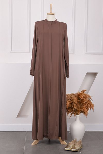 İmajButik Λεπτομερής μανίκι Dark Mink