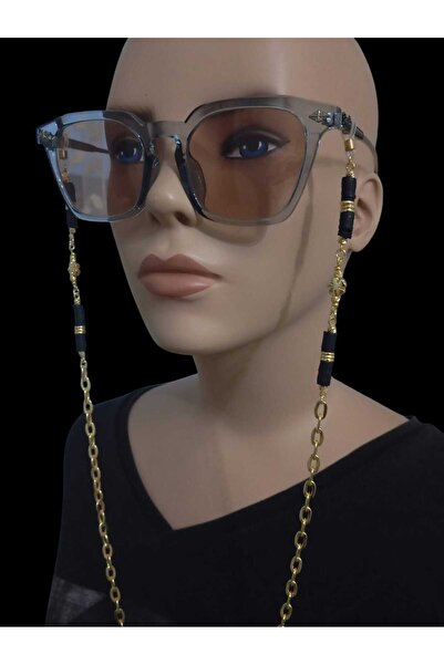 Ralp Moda نظارات شمسية نسائية بسلسلة وحزام قناع بتصميم أنيق مصنوع يدويًا