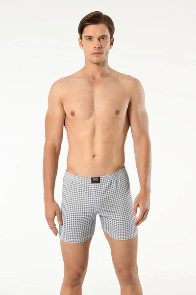 Mfö Life İç Giyim 10 Pieces Comfortable Mold Combed Cotton Printed Front Buttoned Patterned Men's Boxers 100% Cotton