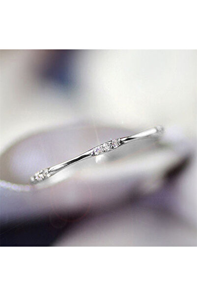 Choice 8 H229 Huitan Chic Women's Finger Rings Minimalist Thin Band with Shin...