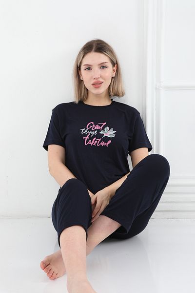 FAMES PİJAMA Dámský viskózový oblek Lycra