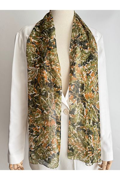 Ebr atelier Imported Branch Patterned Scarf