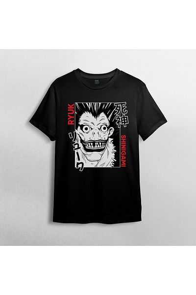 Pixxa Μπλουζάκι με πέτο από 100% βαμβάκι Unisex Ryuk's Death Note 1
