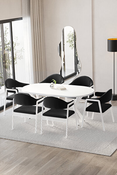 BY ORHAN GÜZEL Mutfak Masası Takımı 6 Kişilik Masa Takımı HAYAL Serisi Mutfak...