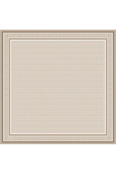 Armine Patterned Pure Silk Twill Scarf 9301- 36