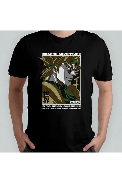 Pixxa Μπλουζάκι Unisex 100% Cotton Crew Neck Model 6 - Jojo's Bizarre Adventure