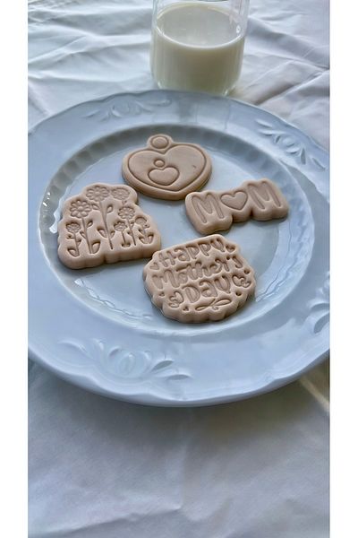 Arsdcraft Mother's Day Themed Cookie Mold Set