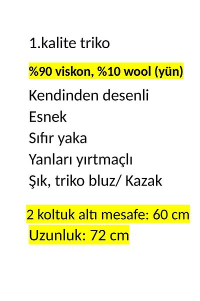 anne moda ankara Iarnă - primăvară, 1 Calitate, cu lycra, tricotaje din viscoză bluză/pulover