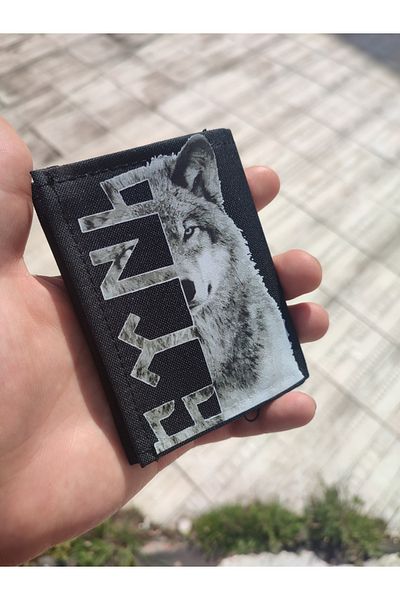 JANJAN Sports Wallet, Unisex Wallet with Velcro, Zipper, Keychain, Coin Compartment, Fabric Wallet