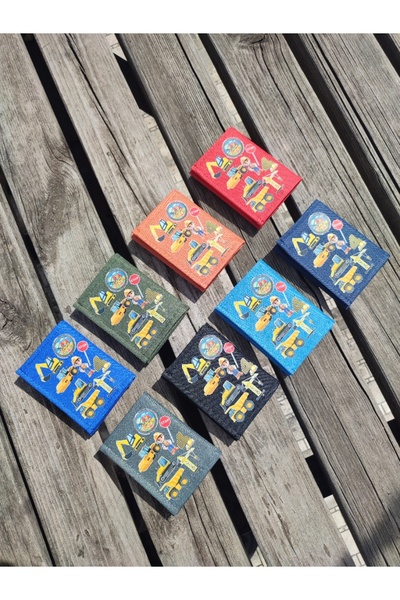 JANJAN Sports Wallet, Unisex Wallet with Velcro, Zipper, Keychain, Coin Compartment, Fabric Wallet