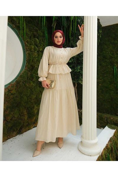 MODA VEDAT Γυναικεία φούστα Roly Muslin Suit (ΤΟ ΠΡΟΪΟΝ ΕΙΝΑΙ ΦΟΥΣΚΩΜΕΝΟ)