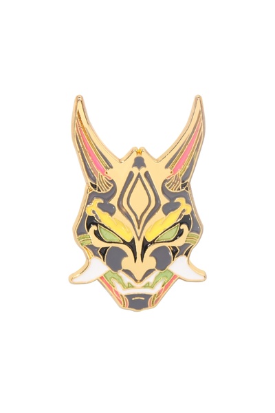 Choice 03 دبابيس مينا لطيفة من أنمي جينشين إمباكت، قناع تارتاجليا، ساحر الهاو...