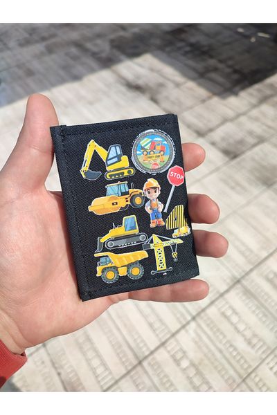 JANJAN Sports Wallet, Unisex Wallet with Velcro, Zipper, Keychain, Coin Compartment, Fabric Wallet