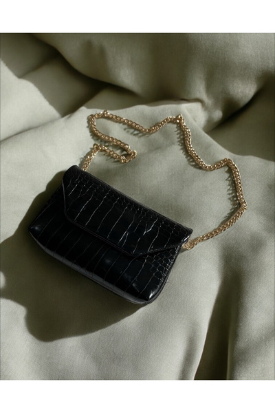 Handley Kadın çapraz zincirli omuz çantası özel gün