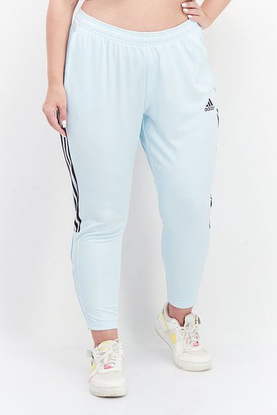 adidas Women Plus Size Brand Logo Training Track Pant, Blue