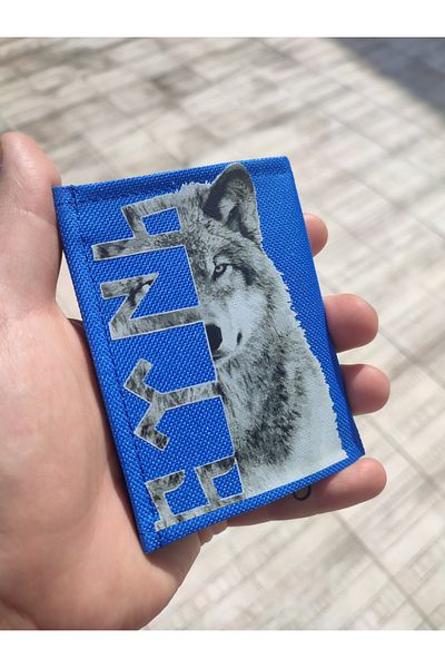 JANJAN Portofel sport, portofel unisex cu velcro, fermoar, breloc, compartiment pentru monede, portofel din material textil