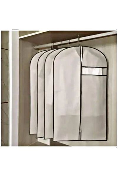 Other 3psc of anti-dust bags to hang clothes beige color