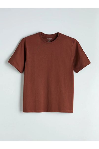 LC Waikiki Lcwaikiki Basic White Crew Neck Combed Cotton Men's T-Shirt
