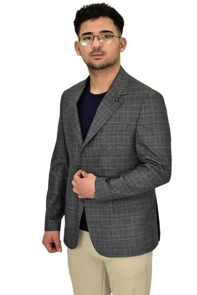 Suitmen Ανδρικό καρό μονό αθλητικό μπουφάν 4 Drop BGL-ST04477