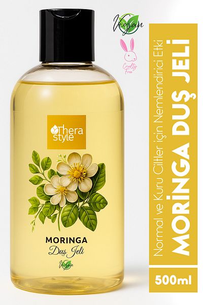 Thera Style 500ml Moringa Purifying Vegan Shower Gel Lasting Fragrance