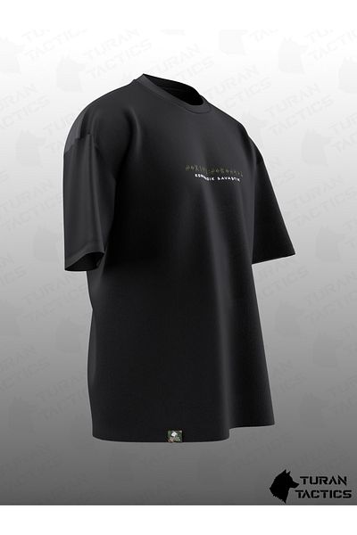 TURAN TACTICS TRIOC OVERSIZE UNISEX CU DESIGN DE RĂZBOINIC FĂCUT FĂRĂ FRICĂ