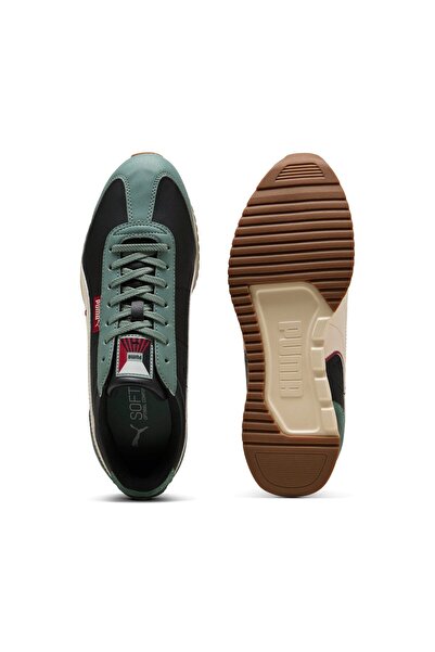 Puma 400697 01 R78 Wind Greenside Black-Alpine Snow-Green Moon Günlük Spor Ayakkabı