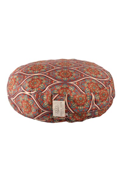 SUN YOGA PİLATES SPOR EKİPMANLARI Covoraș de meditație Sunyoga Zafu cu model de mandala umplut cu hrisca