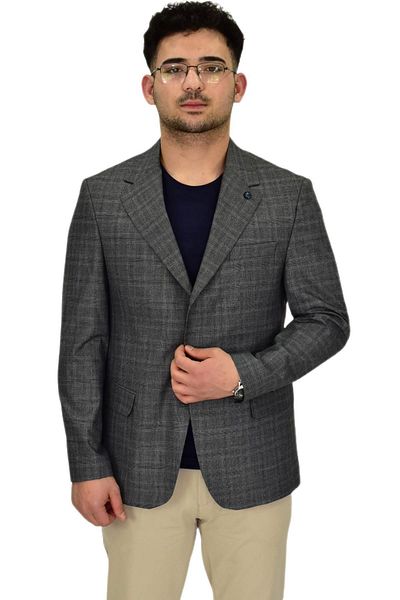 Suitmen Ανδρικό καρό μονό αθλητικό μπουφάν 4 Drop BGL-ST04477