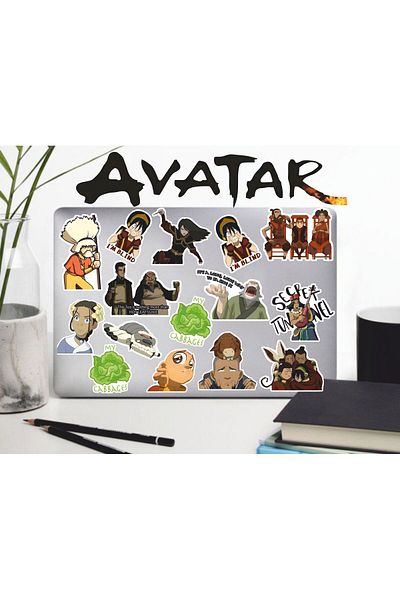 hediyenebak Iconic Character Series 2 Sticker Set |   Laptop Agenda Notebook Tablet Phone Sticker Bullet Journal