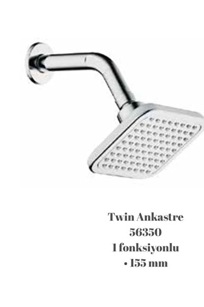 Tema TWİN ANKASTRE DUŞ BAŞLIĞI (KARE MODEL)