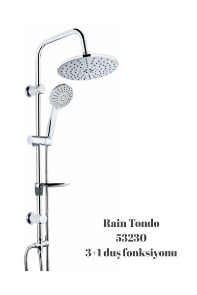 Tema RAİN PLUS SLİM TEPE DUŞ SETİ (3+1 FONKSİYONLU DUŞ SETİ)
