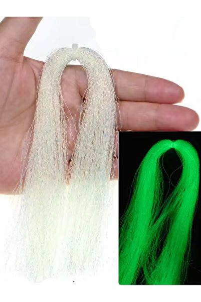 eagenset Beyaz Fosforlu Karanlıkta Parlayan Glow Luminous in The Dark Ultraviyole UV Neon 1 Poşet Çapari Simi