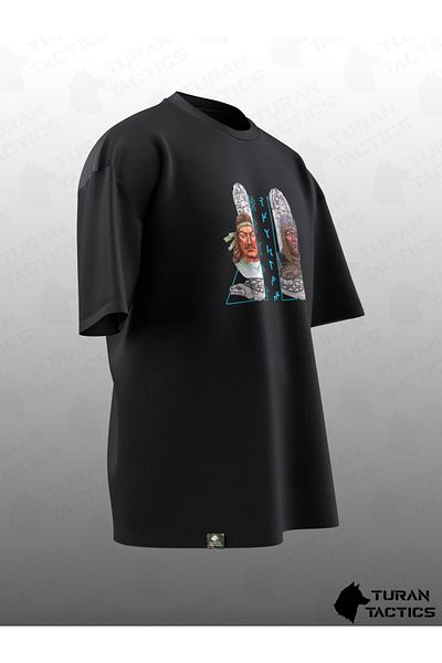 TURAN TACTICS TRIOC OVERSIZE UNISEX CU DESIGN WISE KAĞAN&KÜLTEGİN