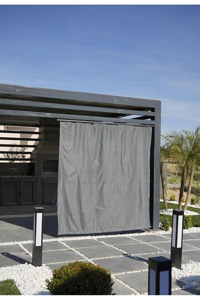 ALTINPAMUK Enxboy Optional Eyelet Anthracite Ty801-2 Balcony Curtain