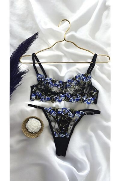 Mark Bells Σετ bralette με δαντέλα