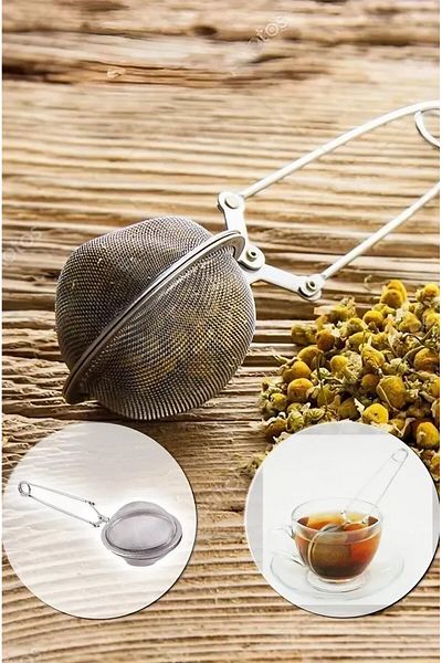 MUUN STORE Herbal Tea Brewing Strainer Stainless Steel
