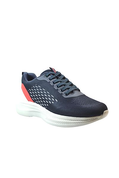 Onlo Ayakkabı Onlo Shoes 2551 Navy Blue Tied Anatomical Inner High Sole Walking Men's Sports Shoes