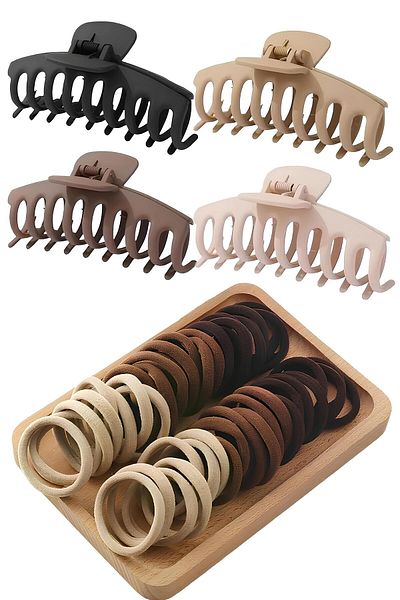PREGIO Women's 50 Pieces Elastic + 4 Pieces Xl Latch Buckle