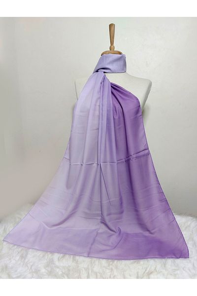 REMOMODA Gradient Patterned Chiffon Shawl