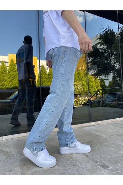 XPUPPETWEAR Light Blue Baggy Jeans