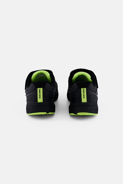 SKECHERS Kids Boy Go Consistent Rayzik Velcro Closure Running Shoes, Black