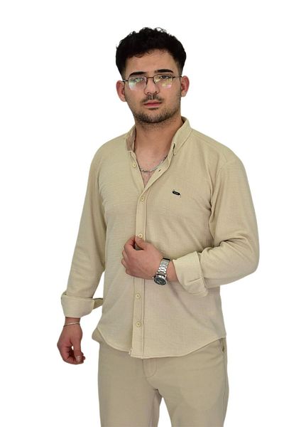 BAGLAN Ανδρικό πουκάμισο Lycra Sports Silim Fit BGL-ST04333