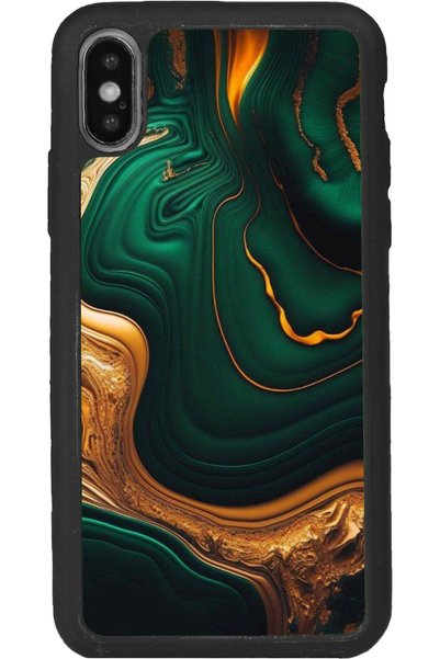 BGAKSESUAR iPhone XS Max Matte Black Compatible Case Soft Silicone, Protector...