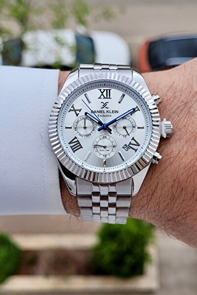 Daniel Klein Metalik Renk 2 Yıl Garantili 42 Mm Göstergeleri Aktif Erkek Kol ...